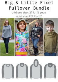 Big & Little Pixel Pullover Bundle