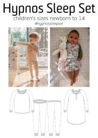 Jennuine Design Hypnos Sleep Set PDF pattern unisex children's sizes newborn to 14 years