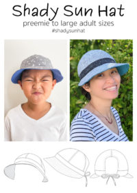 Jennuine Design Shady Sun Hat for sizes preemie to large adult