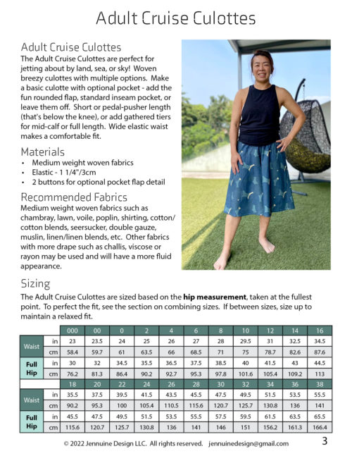 Big & Little Cruise Culottes Bundle - Image 2